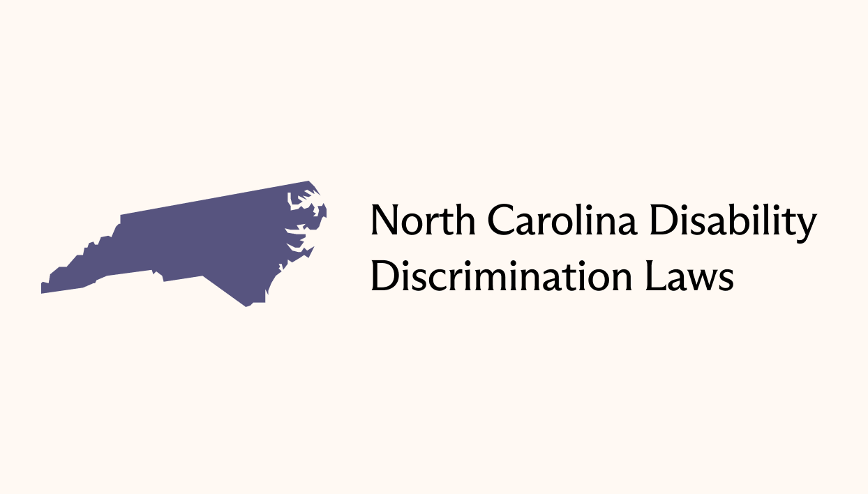 North Carolina Disability Discrimination Laws Disclo Resource
